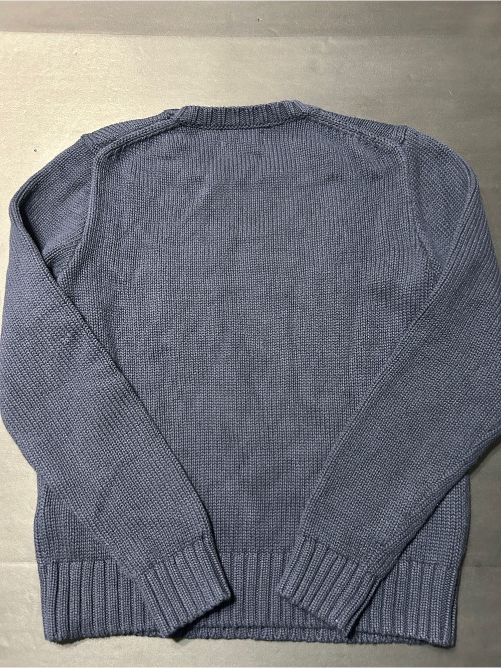 Vintage polo Ralph Lauren women’s Navy Crewneck Sweater with American Flag - Picture 2 of 16
